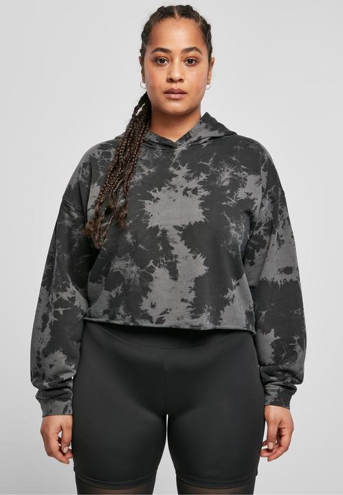 Immagine prodotto Urban Classics Felpa con cappuccio corta oversize da donna, sbiancata (4XL)