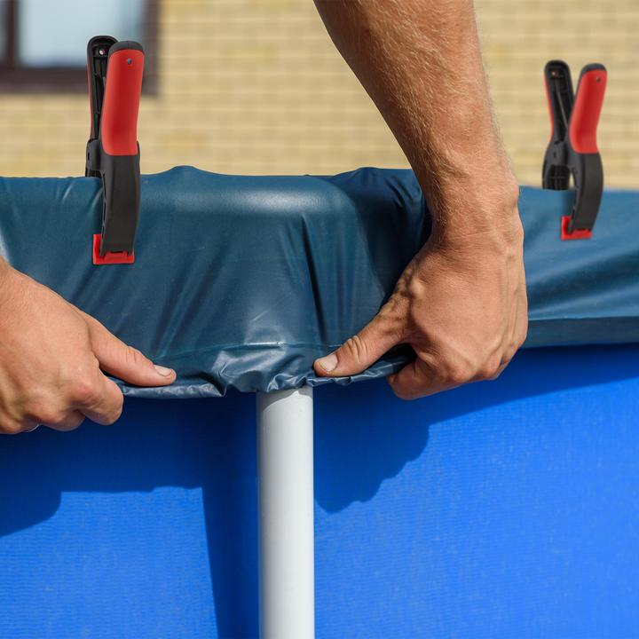 Actual product image Relaxdays 8x clamps (70 mm)