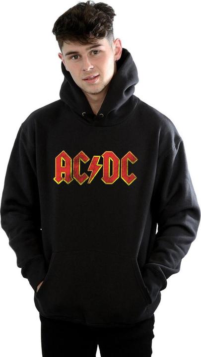 Produktbild AC/DC Distressed Red Logo Kapuzenpullover (S)