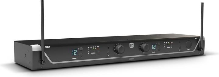 Produktbild LD Systems U305 HBH 2 - Funkmikrofon System mit Bodypack, Headset und Handmikrofon dynamisch, 584 - 608 MHz