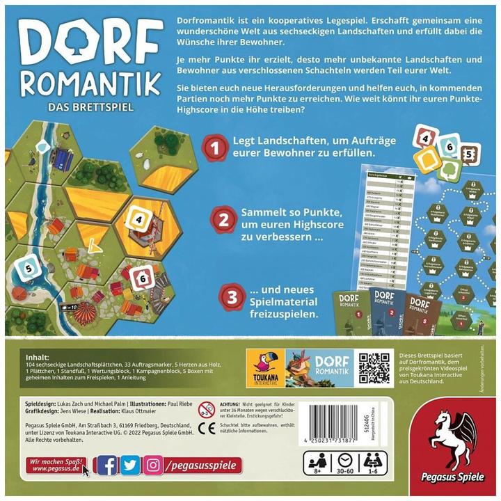 Actual product image Pegasus Village Romance Board Game, d/f/i (French, German, Italian)