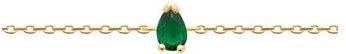 Lara Vergoldetem Messing ARMBAND - 16+2 - S.EMERALD (Vergoldet)