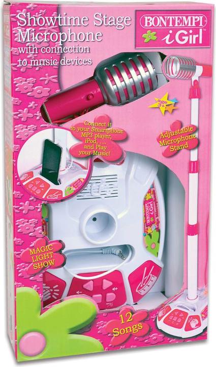 Actual product image Bontempi Vintage Stage Microphone Pink