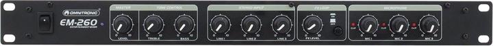 Actual product image Omnitronic EM-260B (Line-mixer)