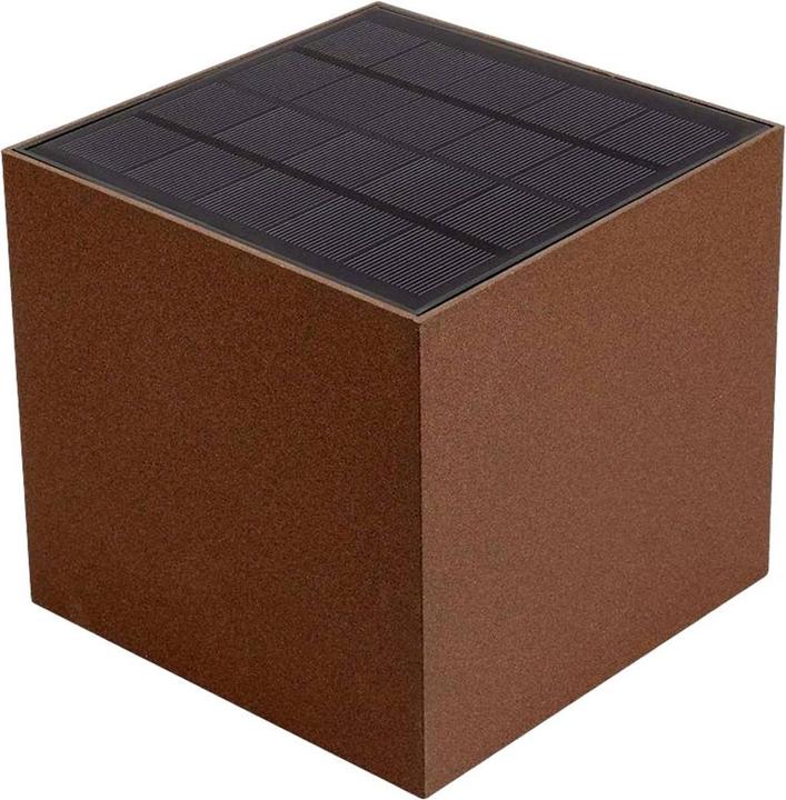 Actual product image V-TAC VT-11109-C 11888 Solar wall spotlight with motion detector Warm white Brown (860 lm, IP65)