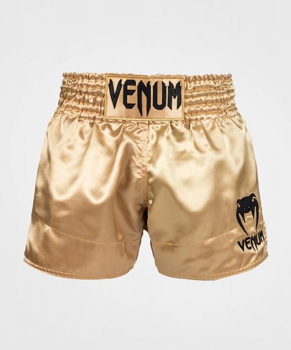 Produktbild Venum Classic Muay Thai Shorts - Gold/Black (XL)