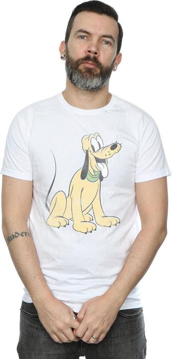 Immagine prodotto Disney Pluto Sitting Maglietta Uomo (XL)
