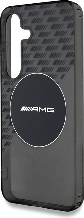 Produktbild Mercedes AMG Transparent Rhombs MagSafe Case for Samsung Galaxy S25 - Black (Samsung Galaxy S25)