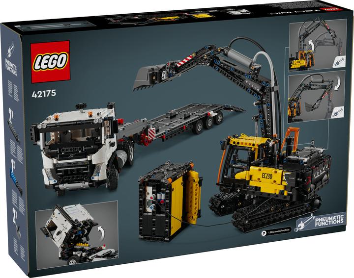 Produktbild LEGO Volvo FMX LKW mit EC230 Electric Raupenbagger (42175, LEGO Technic)