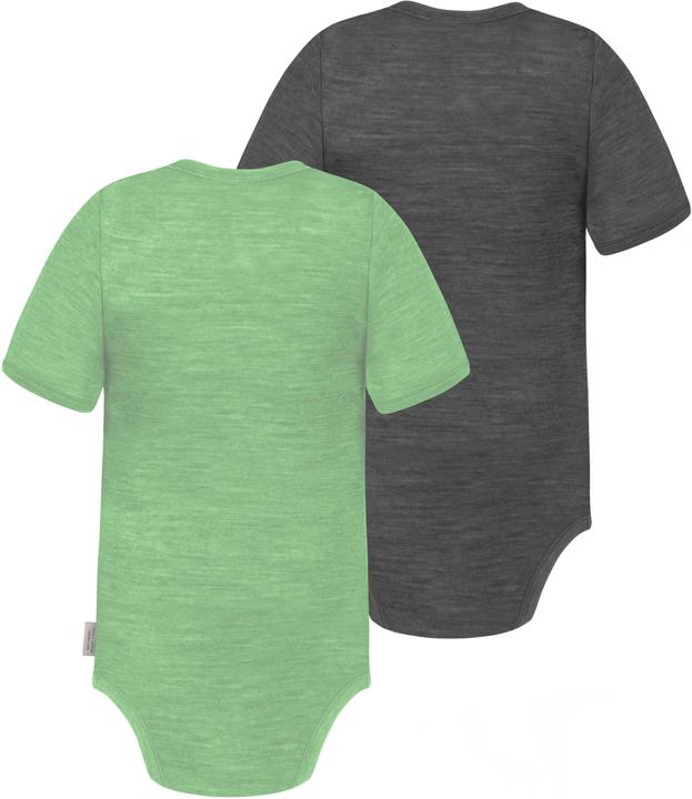 Immagine prodotto Normani Set di 2 body baby merino a maniche corte "Tauranga" - 9293 (92)