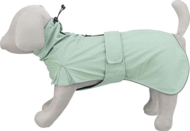 Trixie CityStyle Dublin mackintosh, S, 33 cm, salvia (S, Cappotto impermeabile per cani)