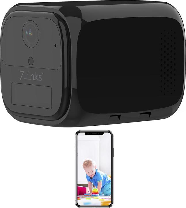Immagine prodotto 7links Microcamera IP 4G con Full HD, sensore di movimento PIR, visione notturna IR