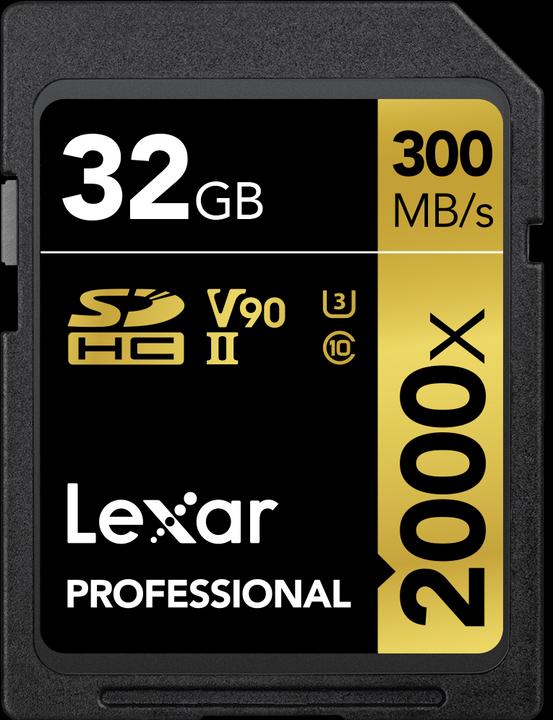 Produktbild Lexar Professional (32 GB, SDHC, U3, UHS-II)