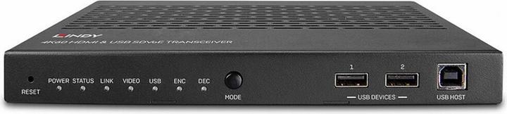 Actual product image Lindy 4K60 HDMI & USB SDVoE Extender (Transcoder)