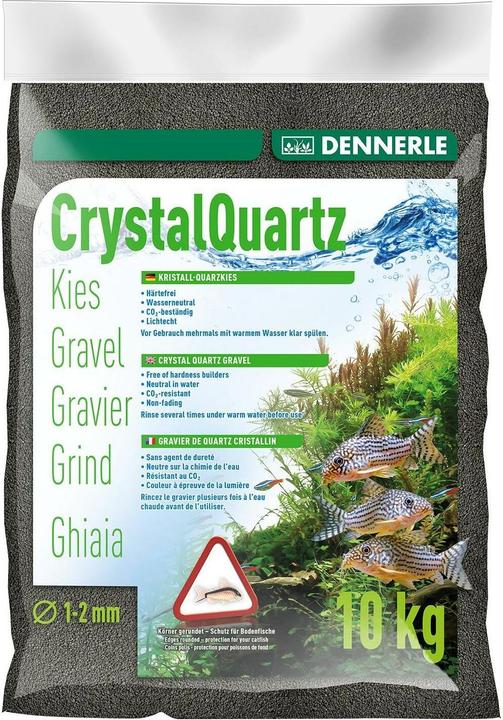 Dennerle Crystal quartz gravel (Pyrites, other items)