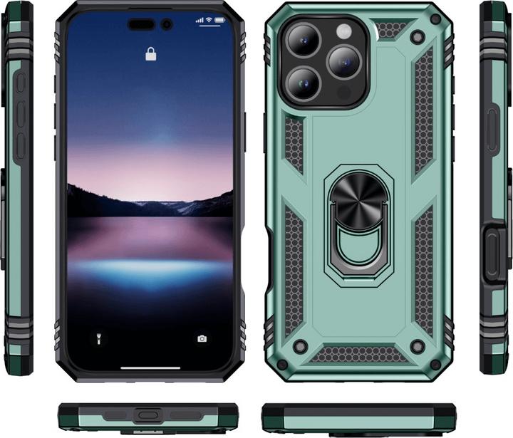 Actual product image Cover-Discount iPhone 16 Pro Max - Armor Case with kickstand (Apple iPhone 16 Pro Max)