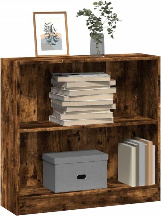 Immagine prodotto VidaXL Bücherregal Regal Standregal Büroregal Aufbewahrungsregal Räuchereiche (80 x 24 x 76 cm)