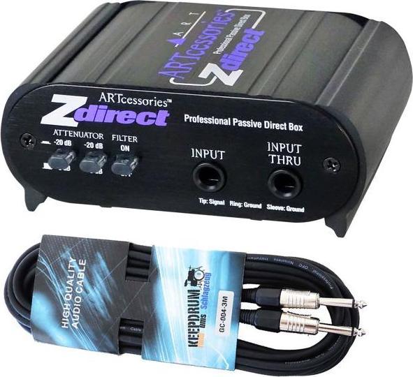 Produktbild ART Audio ART Z-Direct passive DI-Box mit Klinkenkabel