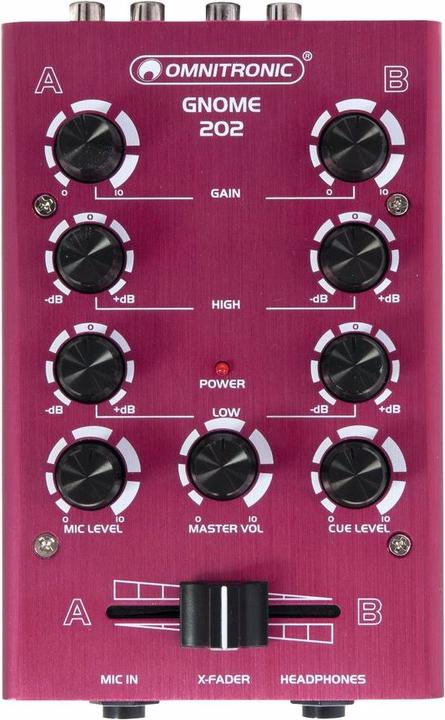 Actual product image Omnitronic Gnome-202 (Studio- and Livemixer)