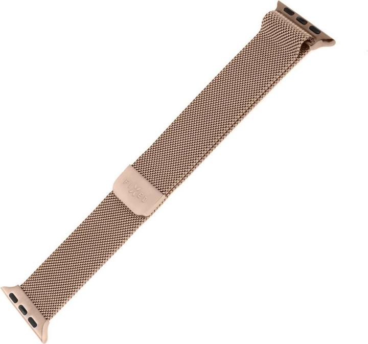 Actual product image Fixed Apple Watch Mesh Band, Rose Gold (Metal)