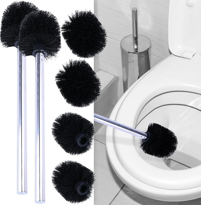 Immagine prodotto Casativo Set di 2 scopini in acciaio inox con 3 testine, Ø 8 cm, nero