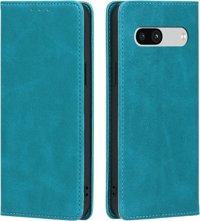 Cover-Discount Google Pixel 7a - Custodia Stand Flip Cover blu chiaro (Google Pixel 7a)