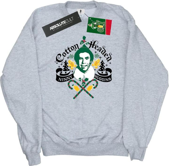 Elf Cotton Headed Ninny Muggins Sweatshirt (XL)