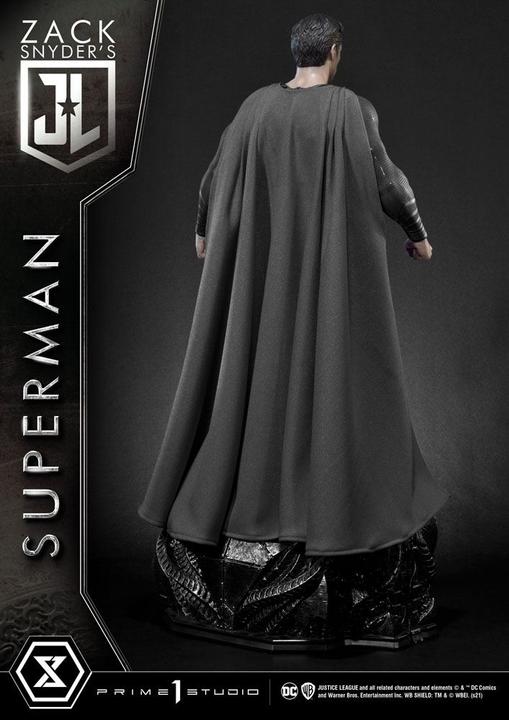 Produktbild Prime 1 Studio Justice League statuette Superman Black Suit Edition 84 cm