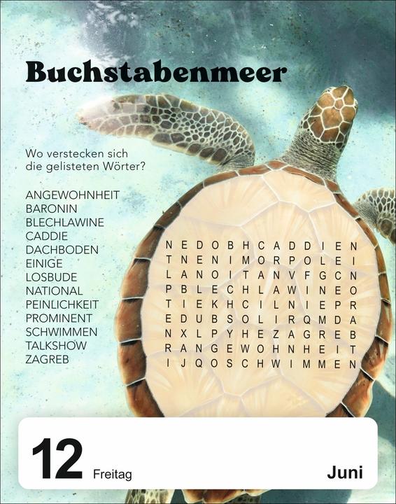 Produktbild Harenberg 5 minutes to kill Tagesabreisskalender 2026 - Der Rätselkalender gegen die langweiligsten Minuten (11 x 14 cm, Deutsch)