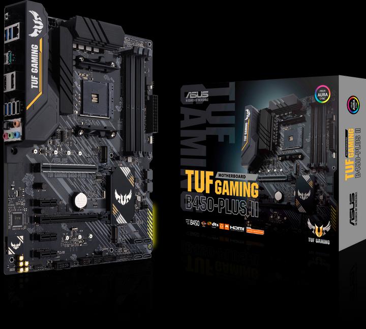 Image du produit ASUS TUF B450-PLUS GAMING II (AM4, AMD B450, ATX)