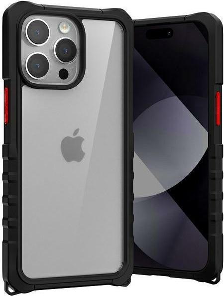 Productafbeelding Bumper Pop Hoesje iPhone 15 Pro Max 6,7" czarny /zwart (Apple iPhone 15 Pro Max)