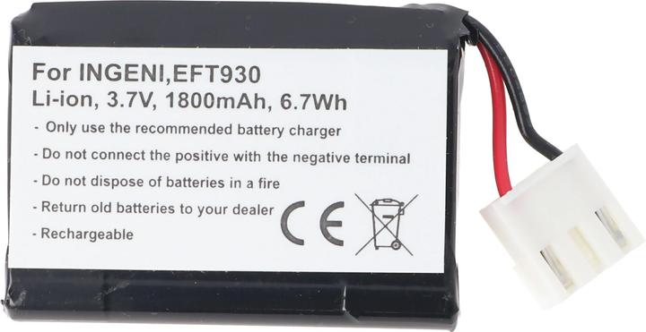 Image du produit Sagem Akku Monetel EFT930, EFT930B, EFT930G (1 pcs, Spécifique à l'appareil, 1800 mAh, Piles rechargeables + chargeur)