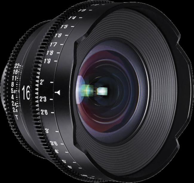 Produktbild Samyang XEEN 16mm T2.6 FF Cine Canon (Canon EF, APS-C / DX, Vollformat, Micro Four Thirds)