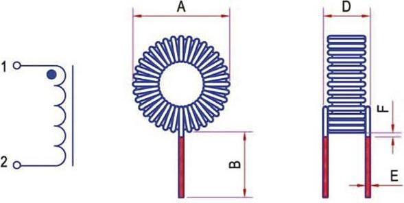 Image du produit Velleman Self antiparasite 220µh 170Mohm 1A