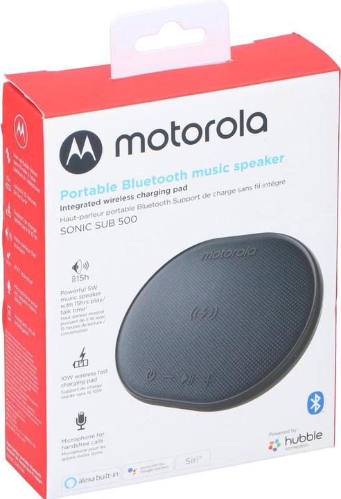 Productafbeelding Motorola Draagbare luidspreker SONICSUB 500 INDUCTION SEAKER Zwart (15 h)