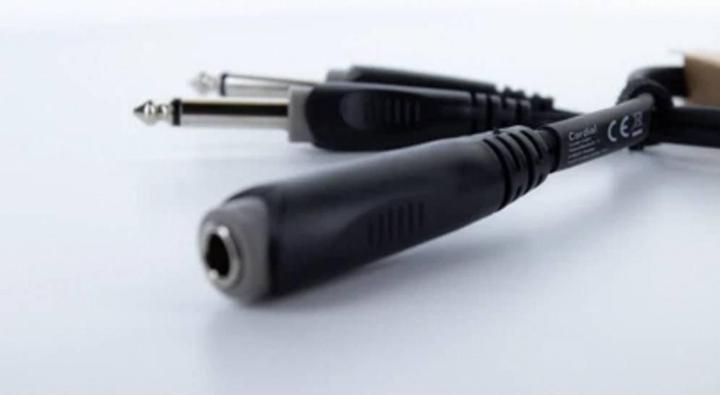 Image du produit Cordial Adaptateur en Y XLR EY 0,3 GPP (1x jack 6.3 mm (mono) - 2x jack (0.30 m, XLR)