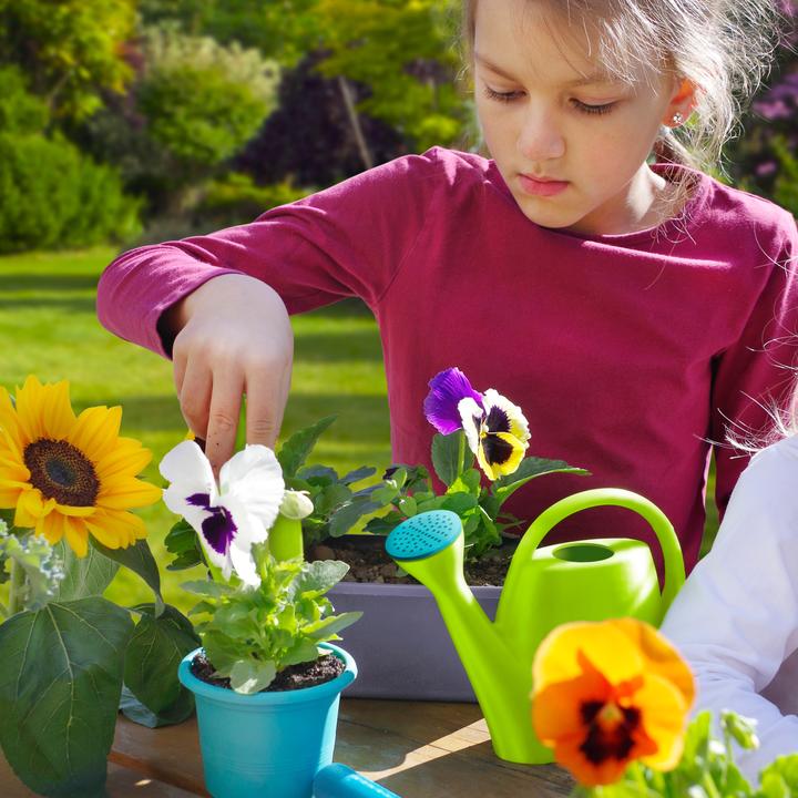 Immagine prodotto Gardenico Kids set da giardino grande con attrezzi da giardino e vasi per bambini