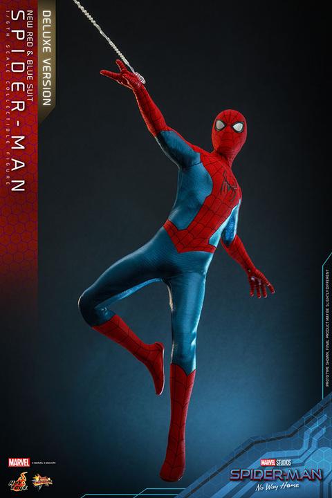 Immagine prodotto Hot Toys Spider-Man: No Way Home statuetta Movie Masterpiece 1/6 Spider-Man (nuova tuta rossa e blu) (Deluxe