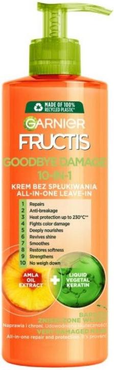 Produktbild Garnier Fructis Goodbye Damage 10In1 All-In-One Leave-In Hair Conditioner 400Ml (400 ml)