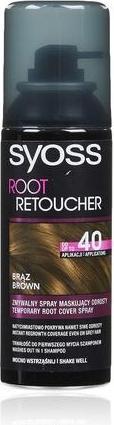Image du produit Syoss Root Retoucher spray teinture pour cheveux brun moyen 120ml (Brown)
