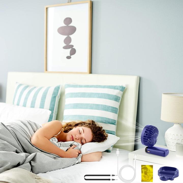 Actual product image Lumina Swiss Mini Strong-Wind Hand Fan