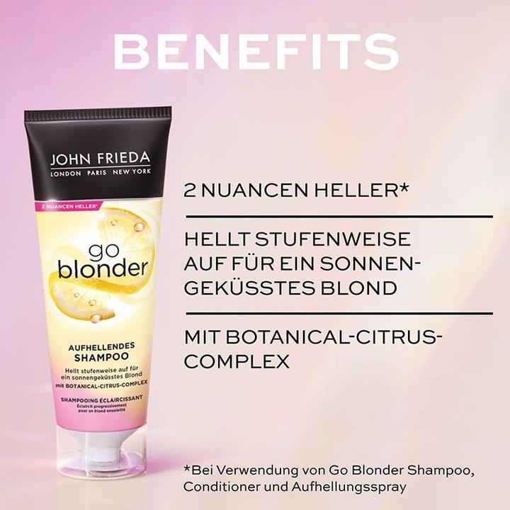 Produktbild John Frieda Go Blonder (500 ml, Flüssiges Shampoo)
