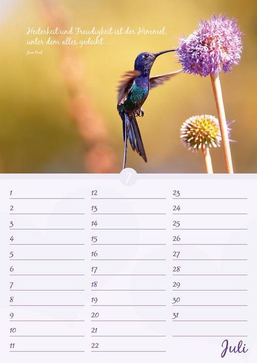 Produktbild Geburtstagskalender Auszeit für die Seele (Spezial, Harter Einband, Deutsch)