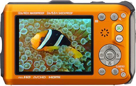 Produktbild Panasonic Lumix FT4, 12MP, 4.6xZoom, Wasserfest, GPS Orange (1/2,3'')