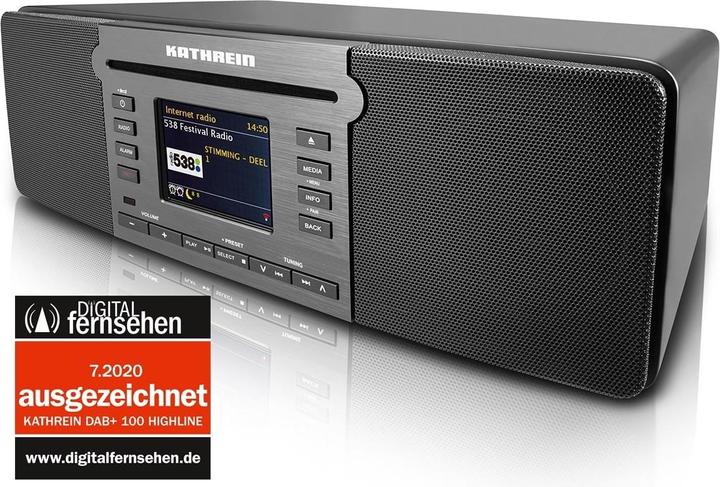 Produktbild Kathrein DAB+ 100 Highline (DAB+, Internetradio, UKW, Bluetooth, WLAN)