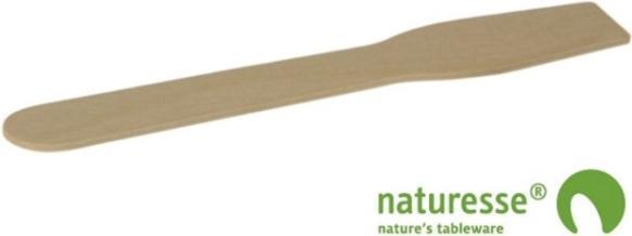 Produktbild Naturesse Löffel Eislöffel 96 mm Biologisch abbaubares Birkenholz Holz,100 Stk/pk (100 x)
