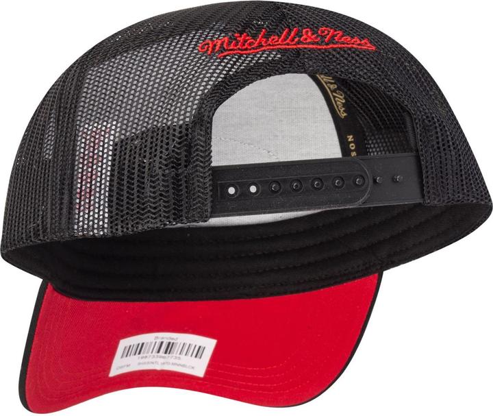 Mitchell & Ness Trucker Snapback Cap - Brand Patch Schwarz