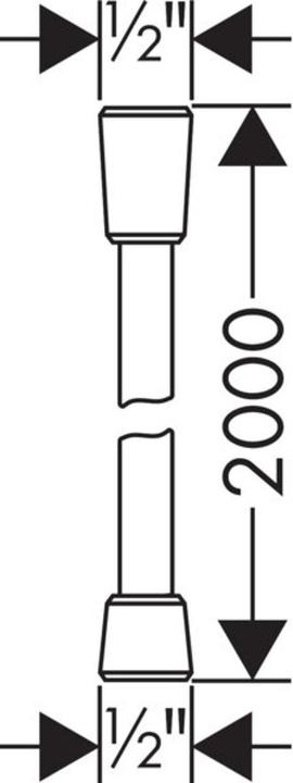 Produktbild Axor Brauseschlauch 2,00 m (200 cm)