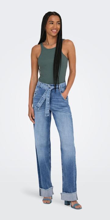 Actual product image Only ONLZADDIE Hohe Taille Weiter Beinschnitt Jeans Jeans mit weitem Bein (XL)