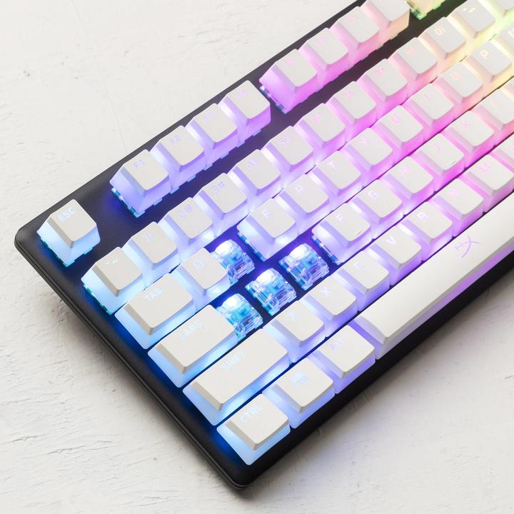 Image du produit HyperX Pudding Keycaps Jeu de touches US Layout Blanc Jeu de touches complet